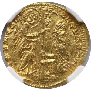 Włochy, Achaia, Robert D'Angio 1346-1364, cekin