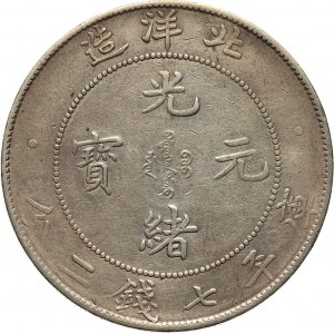 China, Chihli (Pei-Yang), Dollar, year 34 (1908)