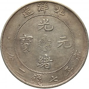 Chiny, Chihli (Pei-Yang), dolar, rok 34 (1908)