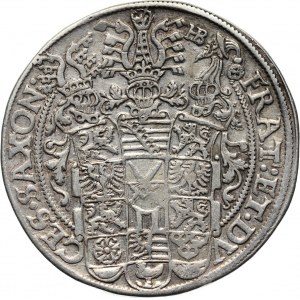 Germany, Saxony, Christian II, Johann Georg and August, Taler 1598 HB, Dresden