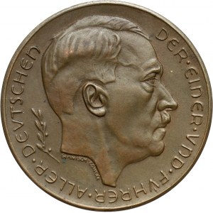 Germany, Adolf Hitler, medal 1938, engraved by Hanisch-Concee