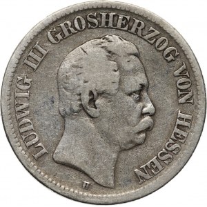 Niemcy, Hesja, Ludwik III, 2 marki 1876 H
