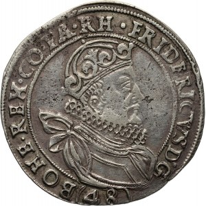 Austria, Bohemia, Fryderyk V (Zimowy Król), kipperowe 48 krajcarów (1/2 talara) 1620, Praga