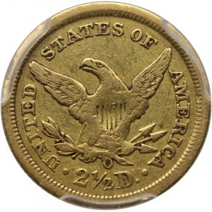 Stany Zjednoczone Ameryki, 2 1/2 dolara 1840 O, Nowy Orlean