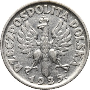 II RP, 1 złoty 1925, Warszawa, żniwiarka