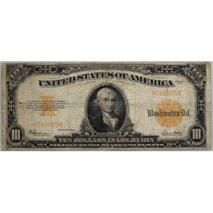 Stany Zjednoczone Ameryki, 10 dolarów 1922, Gold Certificate