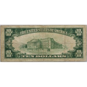 Stany Zjednoczone Ameryki, National Currency, The Chase National Bank of the City of New York, 10 dolarów 1929
