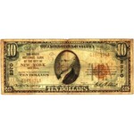 USA, National Currency, The Chase National Bank of the City of New York, 10 Dollars 1929