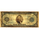 USA, Federal Reserve Note, New York, 5 Dollars 1914