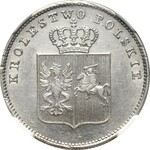 Powstanie Listopadowe, 2 złote 1831 KG, Warszawa, odmiana bez pochwy