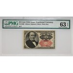 Stany Zjednoczone Ameryki, 25 centów 1874, Fractional Currency