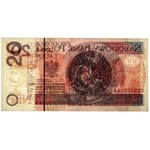 III RP, 20 złotych 5.01.2012, Seria AA 0000000