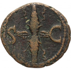 Cesarstwo Rzymskie, Oktawian August 27 p.n.e.-14 n.e, emisja pośmiertna za Tyberiusza 14-37, as, Rzym