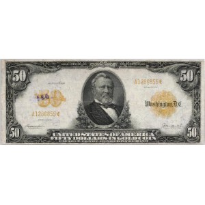 Stany Zjednoczone Ameryki, 50 dolarów 1913, Gold Certificate