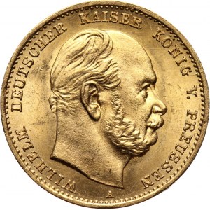 Germany, Prussia, Wilhelm I, 10 Mark 1874 A, Berlin