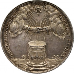 Niemcy, medal srebrny bez daty (XVII/XVIII wiek)