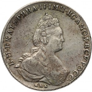 Rosja, Katarzyna II, rubel 1788 СПБ ЯА, Petersburg