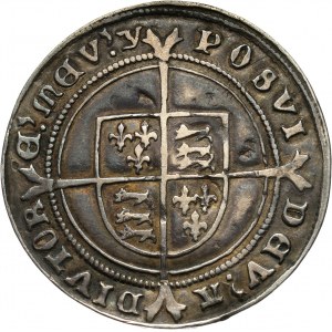 Wielka Brytania, Edward VI 1547-1553, szyling bez daty, trzecia emisja, Londyn