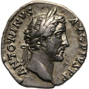 Cesarstwo Rzymskie, Antoniusz Pius 138-161, denar, Rzym