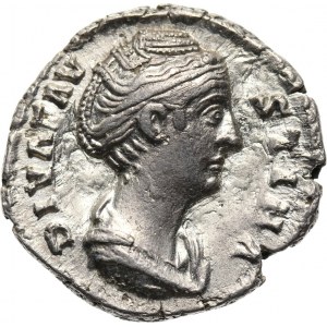 Cesarstwo Rzymskie, Faustyna I (żona Antoniusza Piusa), denar, Rzym
