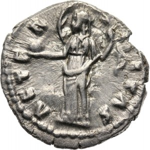 Cesarstwo Rzymskie, Faustyna I (żona Antoniusza Piusa), denar, Rzym
