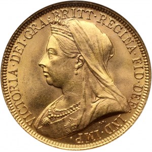 Great Britain, Victoria, 2 Pounds 1893