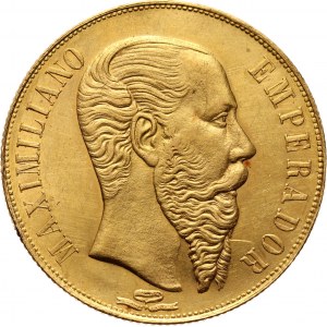 Meksyk, Maksymilian, 20 pesos 1866 Mo, Meksyk