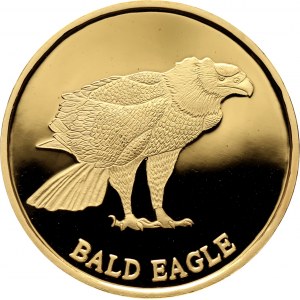 North Korea, 200 Won 2015, Bald eagle