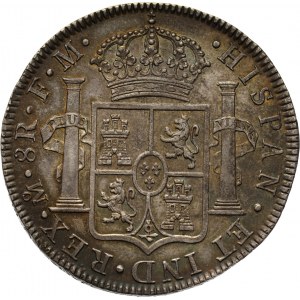 Mexico, Charles III, 8 Reales 1775 Mo-FM, Mexico City