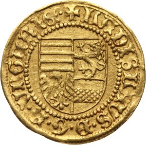 Węgry, Władysław V 1453-1457, goldgulden bez daty, Nagybanya