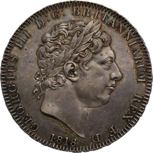 Great Britain, George III, Crown 1818, Londyn