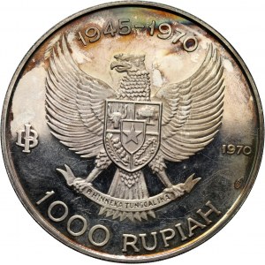 Indonezja, 1000 rupii 1970, generał Sudirman