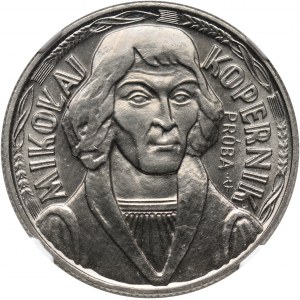 PRL, 10 złotych 1973, Kopernik, PRÓBA, nikiel