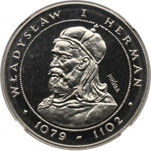 PRL, 50 złotych 1981, Władysław I Herman, PRÓBA, nikiel