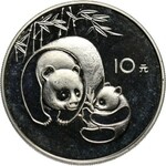Chiny, 10 yuan 1984, Panda