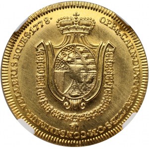 Liechtenstein, Franciszek I Józef, dukat 1778, RESTRIKE