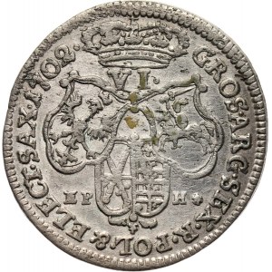 August II Mocny, szóstak 1702 EPH, Lipsk
