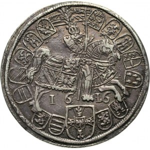 Niemcy, Zakon Krzyżacki w Mergentheim, Maksymilian III, 1/2 talara 1616, Hall