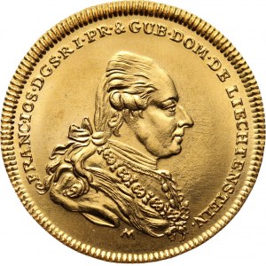 Liechtenstein, Franciszek I Józef, dukat 1778, RESTRIKE