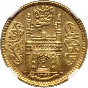 India, Hyderabad, Ashrafi AH1343/13 (1924)