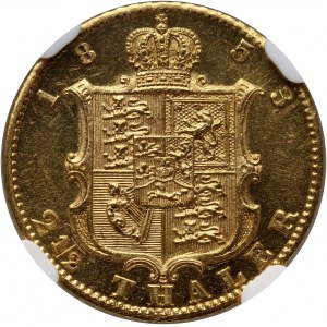 Germany, Hannover, George V, 2 1/2 Taler 1853 B, Hannover