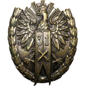 II RP, Odznaka 31. Pułk Artylerii Lekkiej