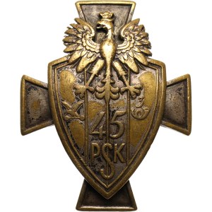 II RP, Odznaka 45. Pułk Strzelców - Równe