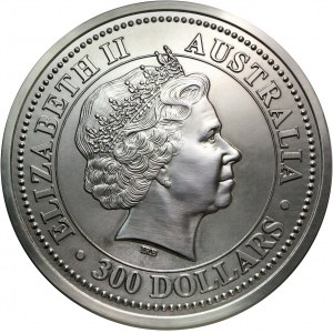 Australia, 300 dolarów 2007, Rok Świni, 10 kilogramów srebra