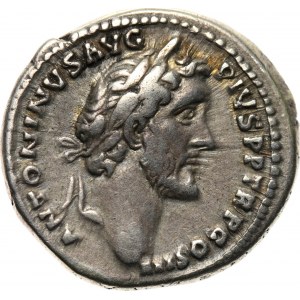 Roman Empire, Antoninus Pius 138-161 with Marcus Aurelius, Denarius, Rome