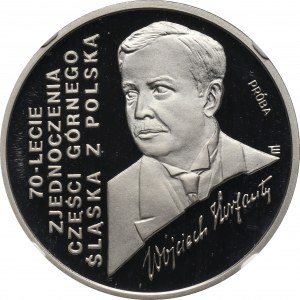 III RP, 100000 złotych 1992, Wojciech Korfanty, PRÓBA, nikiel