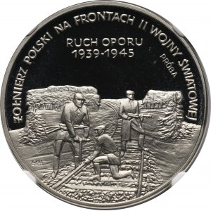 III RP, 200000 złotych 1993, Ruch oporu, PRÓBA, nikiel
