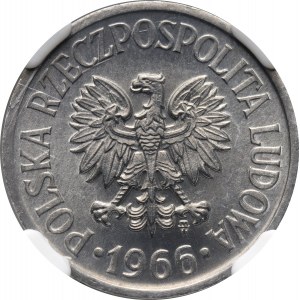 PRL, 20 groszy 1966, SKRĘTKA