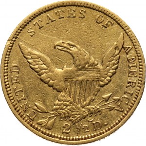 Stany Zjednoczone Ameryki, 2 1/2 dolara 1839 C, Charlotte
