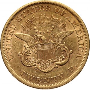 Stany Zjednoczone Ameryki, 20 dolarów 1854, Filadelfia